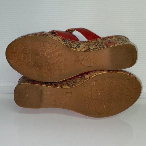 Born Concepts Ciata Red Platform Sandals - Picture 8 of 9